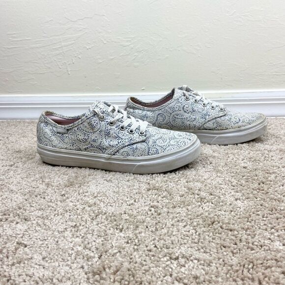 Vans Camden Paisley Print Lace-Up Sneakers - Picture 2 of 7